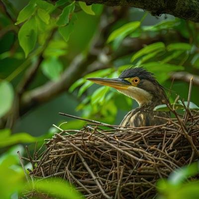 Great Bittern 1920x1080 Portugal Japan Sakhalin Bird Eyes Green 1325